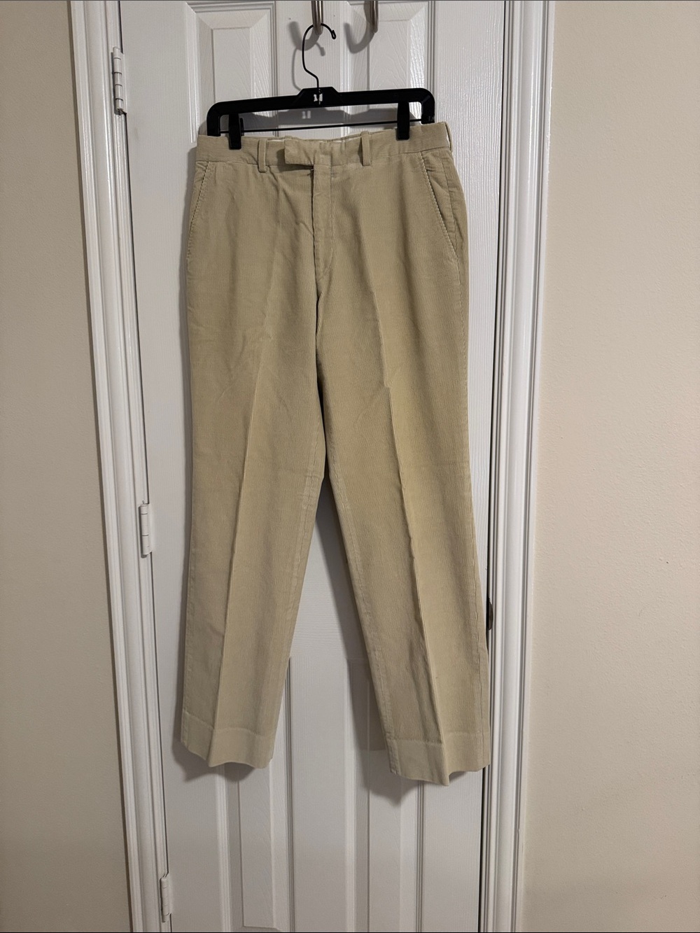 Burberry Men’s Light Beige Corduroy Trousers